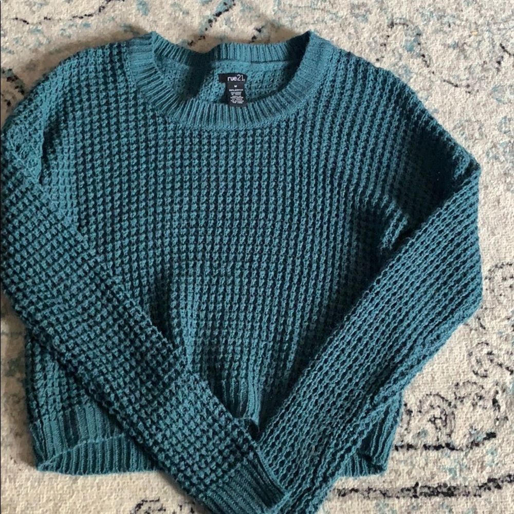 Blue/Green sweater
